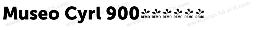 Museo Cyrl 900字体转换